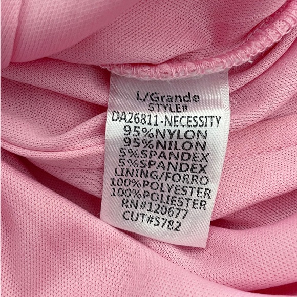 Tic Toc Los Angeles Strapless Dress Sweatheart Corset Women L Pink Barbicore - Picture 7 of 9